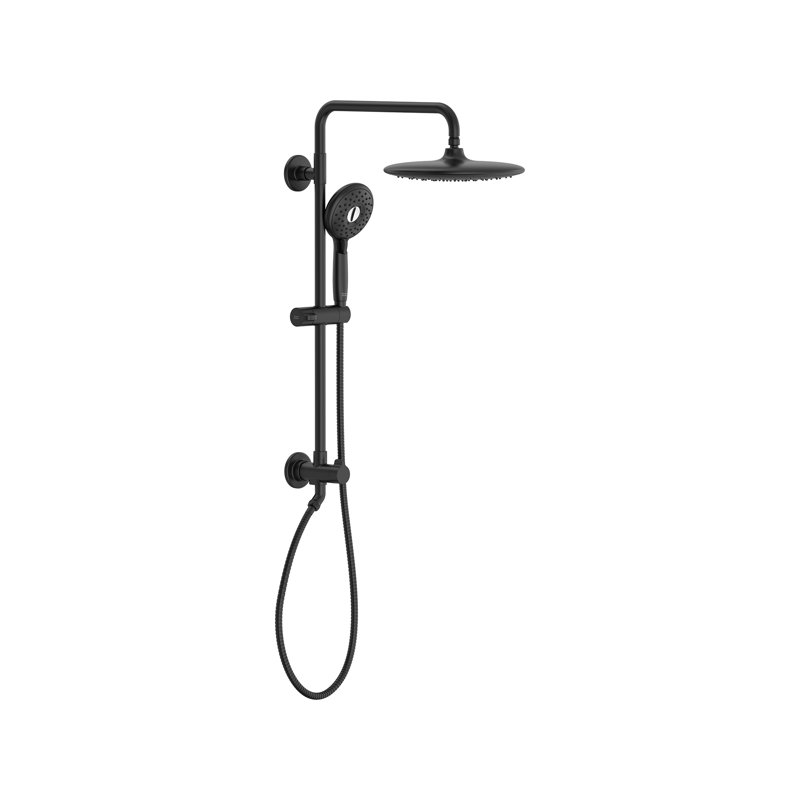 Système de douche complet Spectra, Noir mat