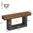 63" Farmhouse Console Table With Storage – 2-Tier  Entryway Sofa Table Behind Couch, Narrow Hallway Accent Table With U-Shaped  Base-122607433