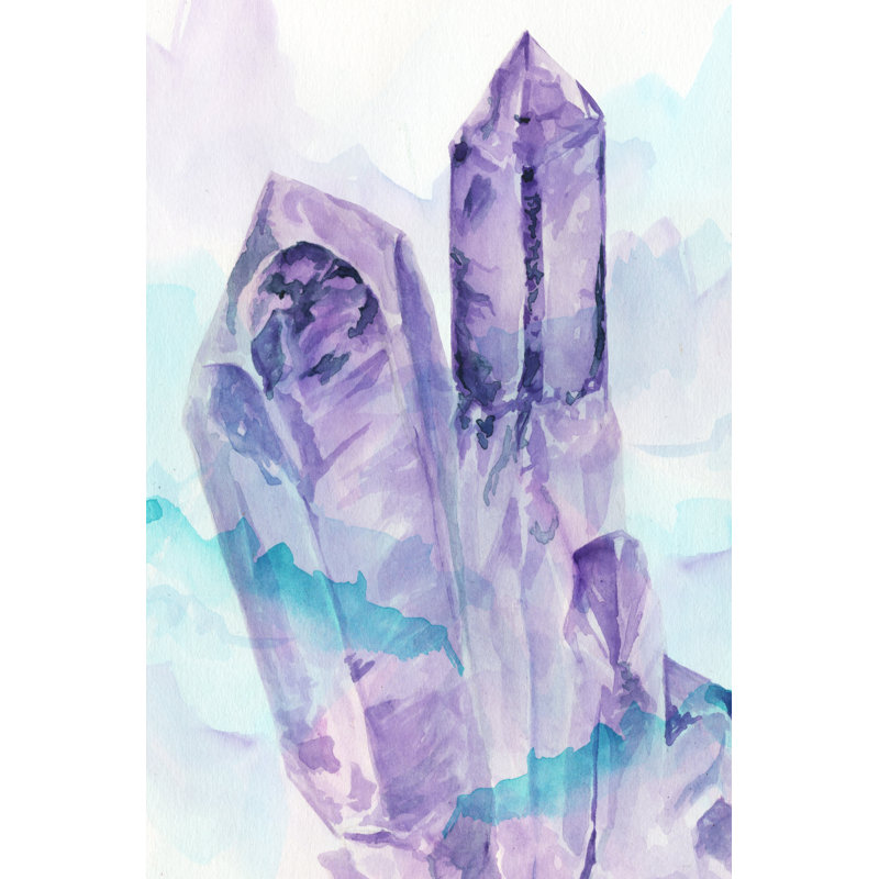 Crystal Facets I by Jennifer Paxton Parker - Wrapped Canvas Painting, 46cm H x 30cm W x 3.8cm D