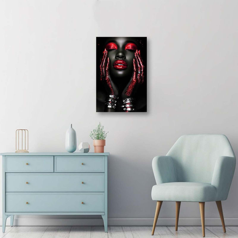 Wrapped Canvas Print, Pink