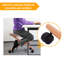 Adjustable Height Ergonomic Kneeling Chair with Removable Casters/Wheels-42034700