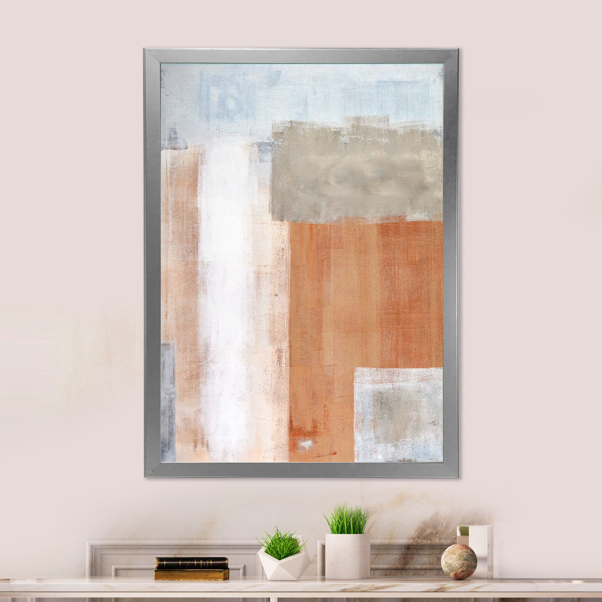 Wrought Studio Brown Meets Gray Abstract Art II Modern & Contemporary