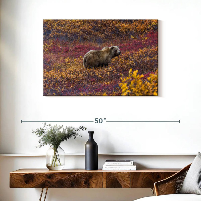 Brampt Denali Grizzly Bear, 24" H x 36" W