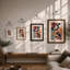 Geometric Bloom Botanical - Print-251084192-251084195