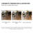 Solid Wood rubberwood black Dining Table-1426160008