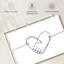 Poignée de main Hardie Heart-108800808