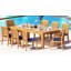 Lagos Outdoor 9 - Piece Teak Dining Set