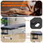 Lit simple réglable avec matelas Axella