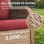 Swivel and sliding wicker patio chairs-2119223131-2119223130