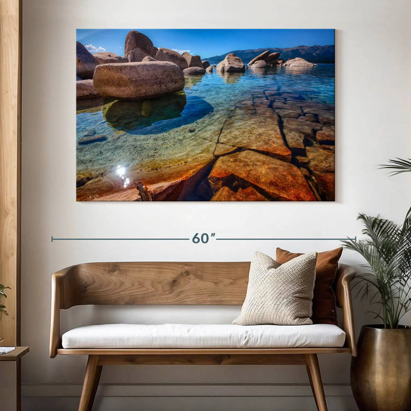 Pierres d'Alvord Lake Tahoe, H 34 po x l 51 po