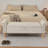 Upholstered Storage Bench With Rolled Arm