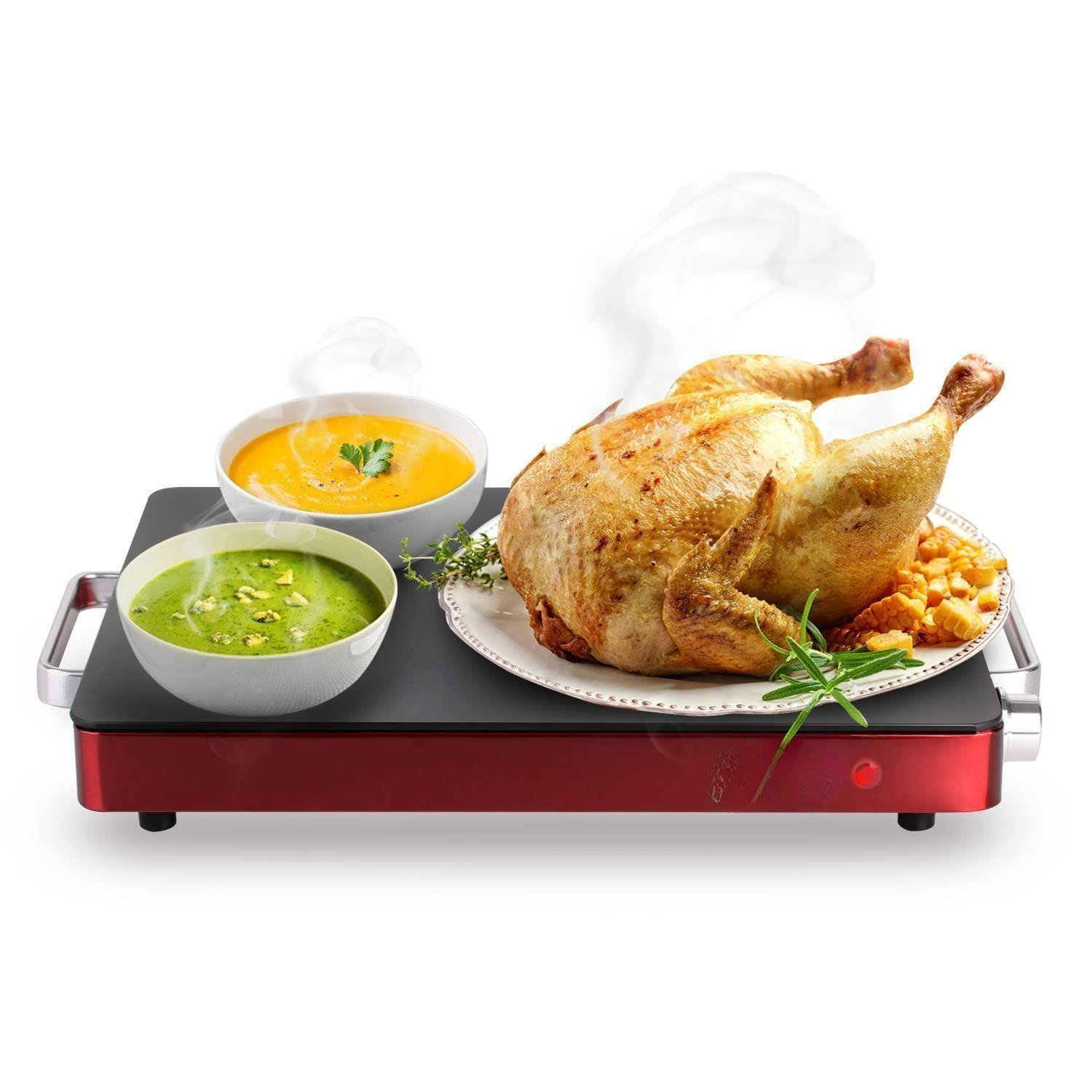  Electric Warming Tray with Adjustable Temperature