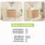 Meuble-lavabo mural simple 23,6 po avec dessus en pierre reconstituée-1284246520