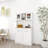 67.7" Tall Kitchen Trash Can Storage Cabinet with 3 Adjustable Shelves