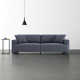 Ives 90'' Upholstered Deep Sofa
