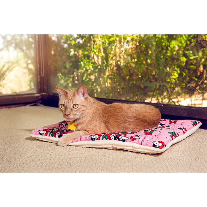 Tapis écologique Peties's Frenchies, Rose