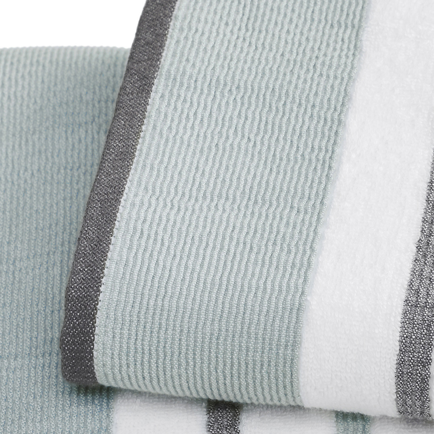 Deanthony Luxury Cotton Decorative, Eucalyptus/Gray, Bath Sheets - 2 Pack