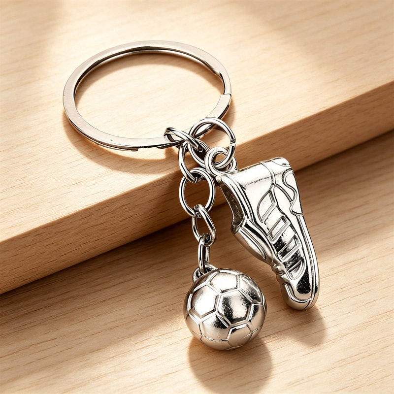 Porte-clés kbndieu Soccer, Argent