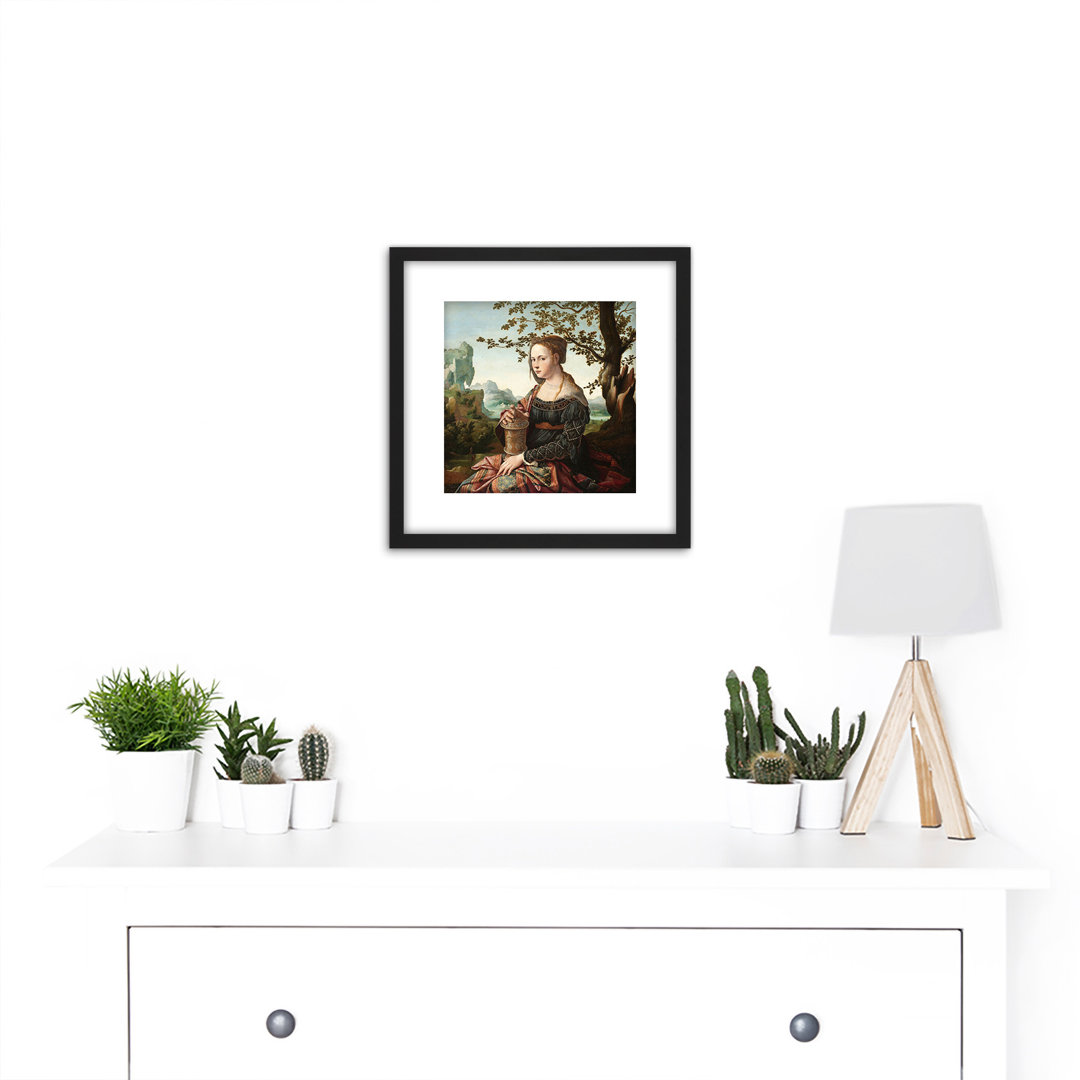 Van Scorel Mary Magdalene Jar by Jan Van Scorel - Single Picture Frame Painting