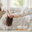  Housse de couette touffetée à rayures Shabby Chic GentleSoft ™-105311181-129483892