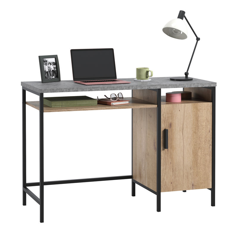 Desk, Brown finish