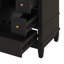 Ensemble de meuble-lavabo autoportant 24 po avec comptoir en céramique 24 po avec 3 tiroirs et une porte avec supports de rangement-1641192628