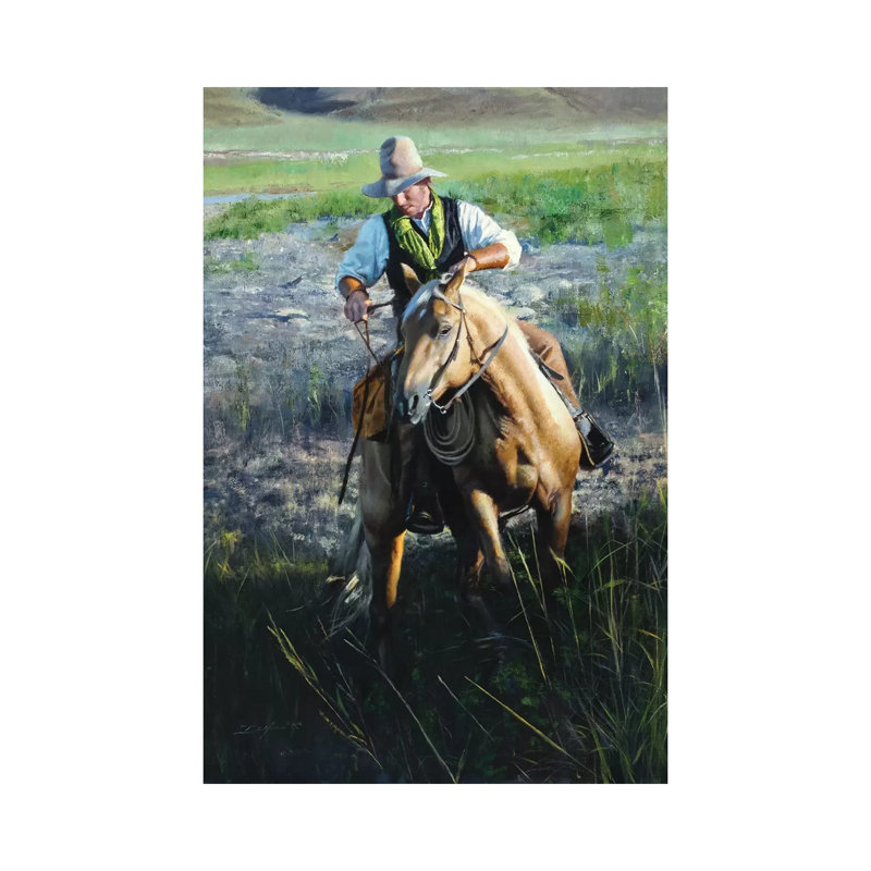Around And About by David Edward Kucera - Wrapped Canvas Painting, 20.32 cm H x 30.48 cm W