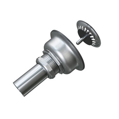 Cantrio KSS-521 Évier de cuisine à double cuve à montage en surface en acier inoxydable 304 calibre 18 de 27,75 po