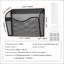 Paquet de 6 pochettes porte-documents en filet pour une gestion efficace des documents et un gain de place