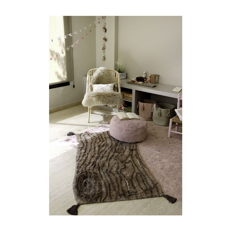 Pyjama Party Round Pouf, Vintage Nude