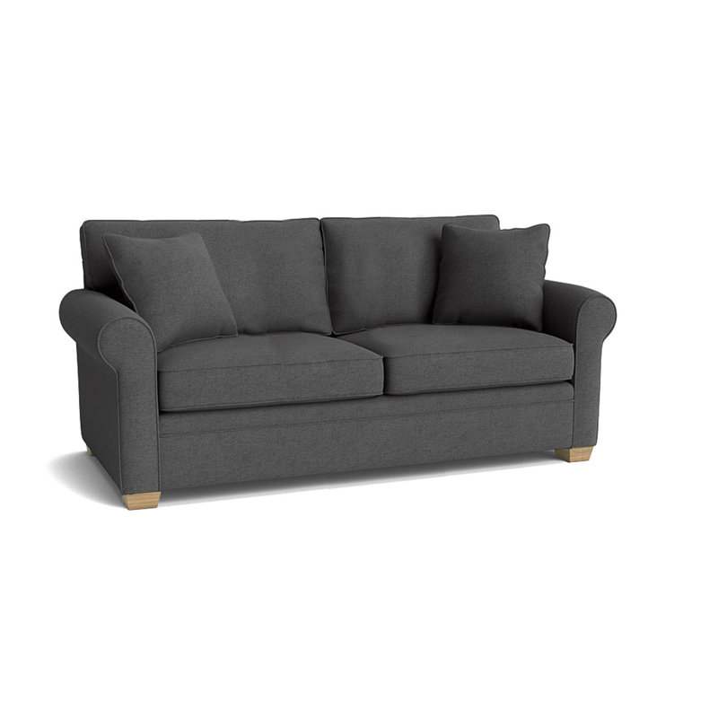 Quaker Upholstered 76'' Sofa, Unfinished, Entice Graphite