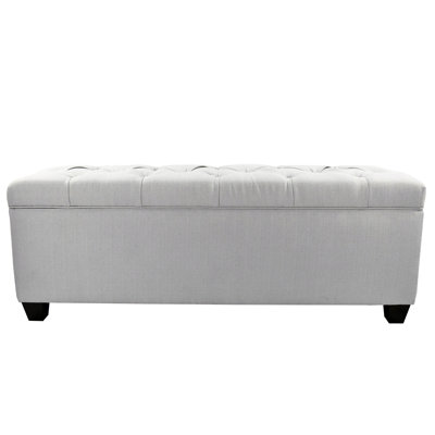 Erik Polyester Upholstered Storage Bench