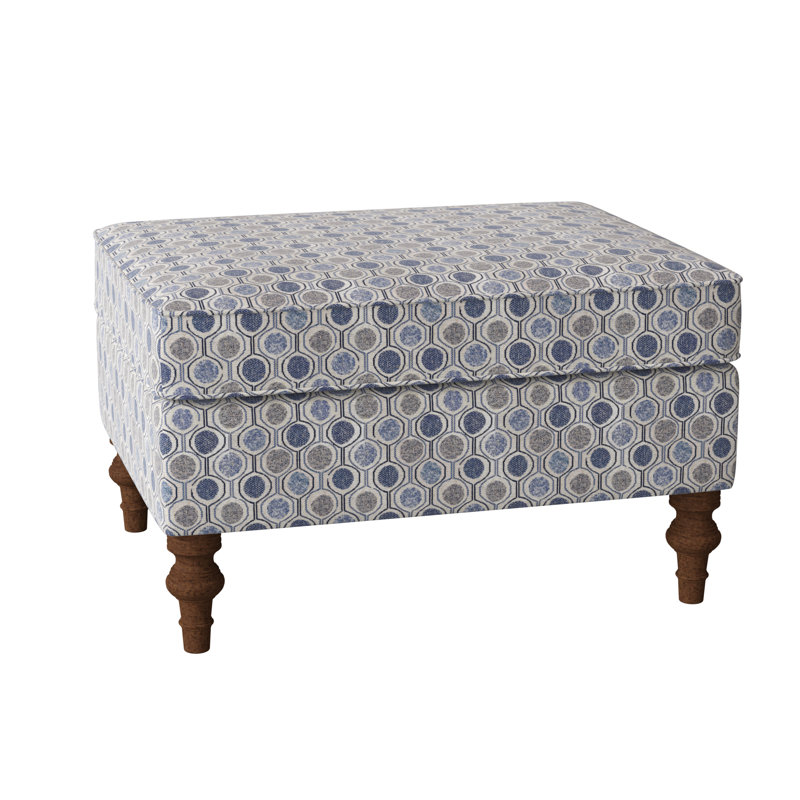 Repose-pieds standard large de 27 po Mulgrave, Noyer foncé, Pin