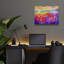  «Iris Essence 2» par Dorothy Fagan, art mural acrylique, 16 po x 12 po