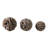 Hershman Set Of 3 Hershman Wavy Spheres-1171007648