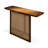 Retro Nut-Brown Solid Wood Console Table-1310024962