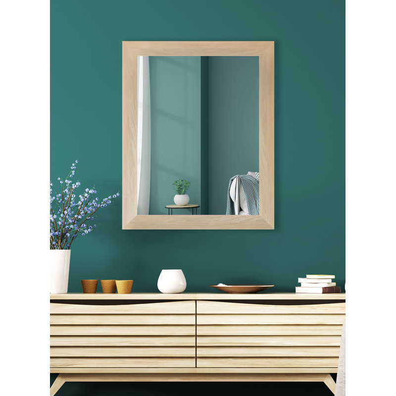Golliner Flat Wall Mirror, 32.5" H x 26.5" W