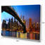 Manhattan City with Bridge Under Blue Sky Cityscape, reproduction de photo sur toile tendue-18298587