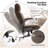 Modern PU Leather Ergonomic Office Chair With Adjustable Lumbar-1829797262