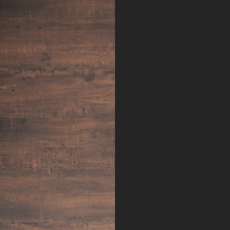 36" Square Commercial Seamless Surface Tabletop with Bar Height Base, Brown 