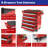  5-Drawer Rolling Tool Chest, Metal Tool Box with Wheels & Lock Garage Storage Cabinets-2133959726