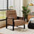 Whole Metal Frame Upholstered Accent Chair With Side Tray Table-584564612