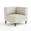 Upholstered Corduroy Armchair-1717301998