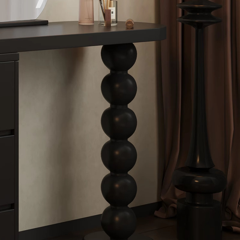Commode créative rétro, Noir, noir, noir, noir