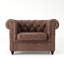 Bivens Leather Chesterfield Chair