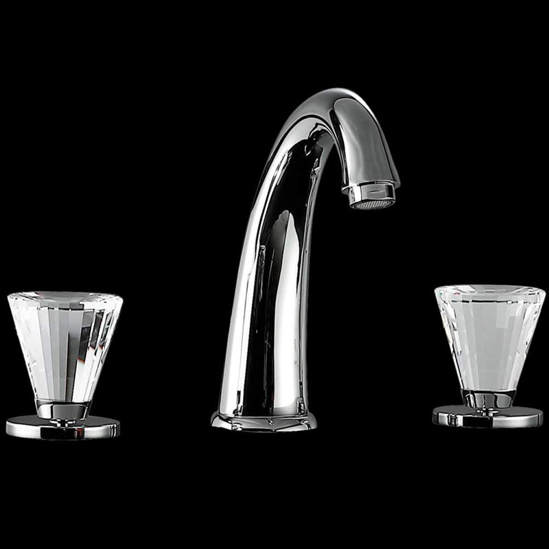 Artik Widespread Bathroom Faucet, Polished Chrome
