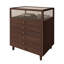 Patchen 31.5 " W Pine Solid Wood and Glass Jewelry Armoire