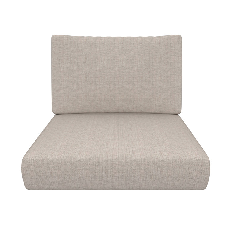 Amala Sunbrella® Seat and Back Cushion, 25" W x 25.5" D, Sunbrella® Spectrum Dove