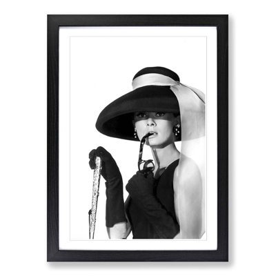Audrey Hepburn 8 Framed Photographic - Framed Print
