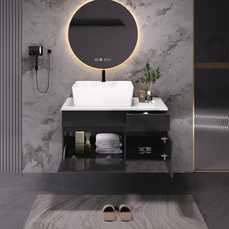 Floating Bathroom Vanity With Sink